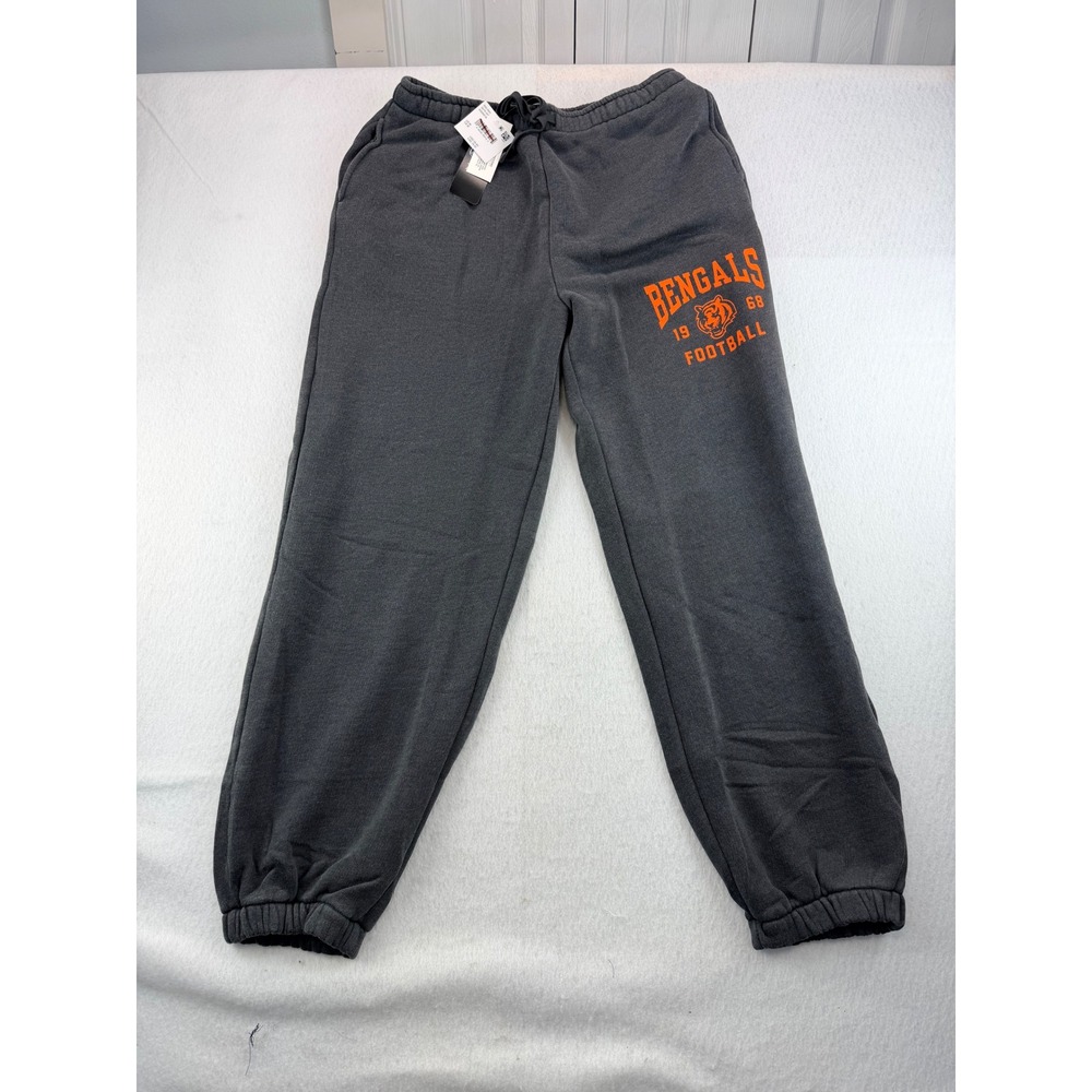 American Eagle Cincinnati Bengals NFL Sweatpants Grey Joggers Mens Medium NEW